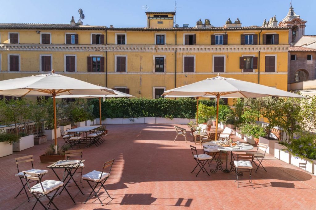 Terrace dining area